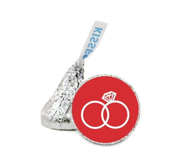 Dual Color Double Rings Hershey s Kisses Stickers Online Hot Sale - Image 2