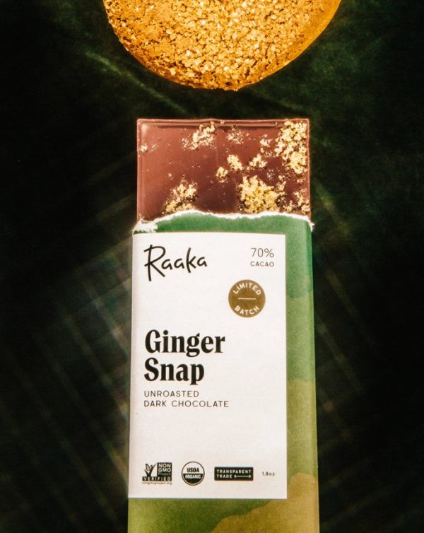 Ginger Snap Chocolate Bar, 70% For Sale - Image 3