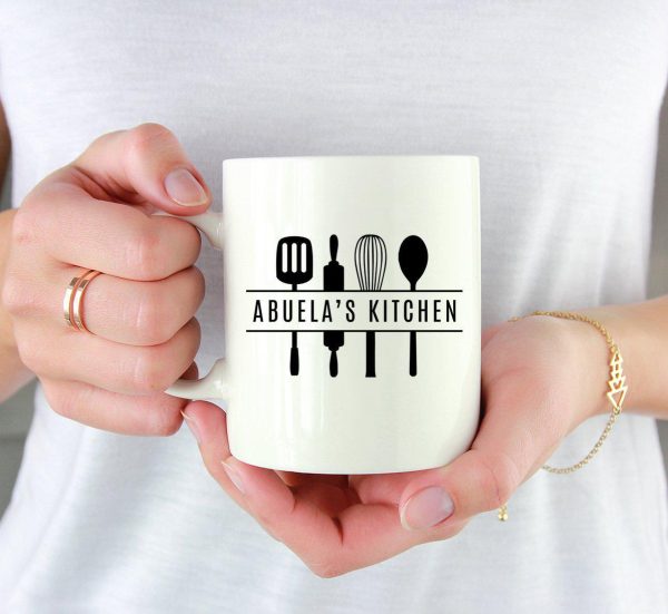 Andaz Press 11oz Family Kitchen with Utensil Graphics Coffee Mug Online - Image 2
