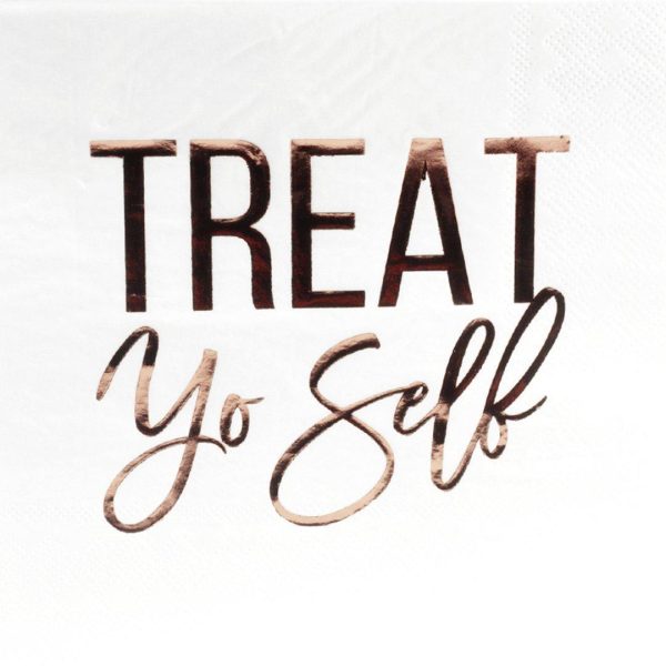 Foil Treat Yo Self Tableware Napkins Cheap