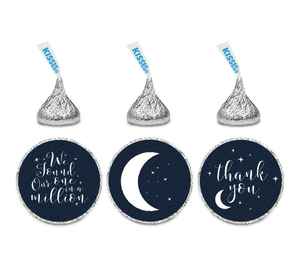 Love You to the Moon and Back Wedding Hershey s Kisses Stickers Online Sale