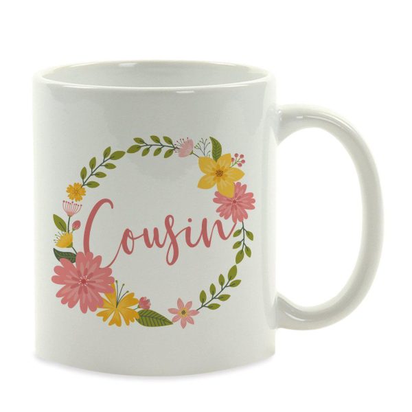 Andaz Press 11oz  Floral Wreath Important Female Coffee Mug Supply - Image 5