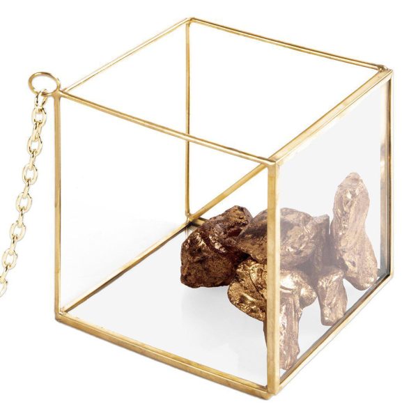 Set of 6 Assorted Geometric Metal Hanging Air Planters Online Sale - Image 4