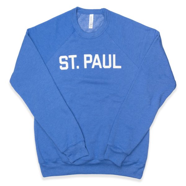 St. Paul Sweatshirt - Heather Royal Blue For Cheap