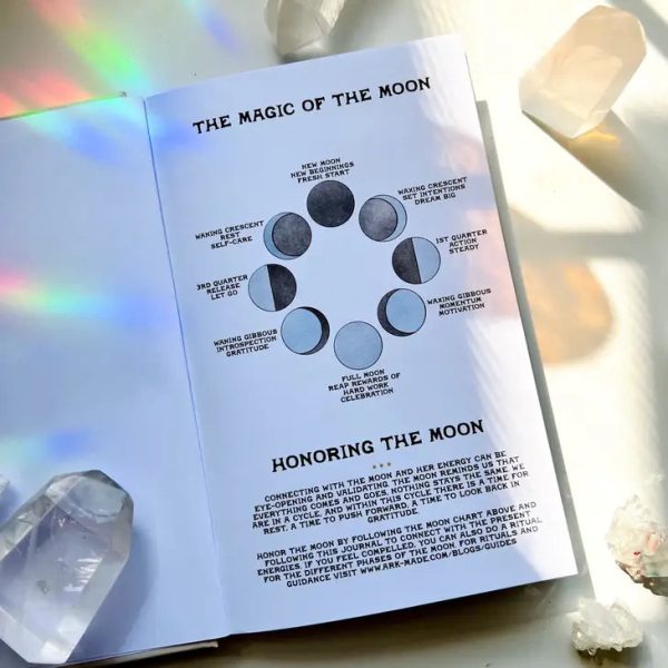 Moon Cycles Guided Journal on Sale - Image 2