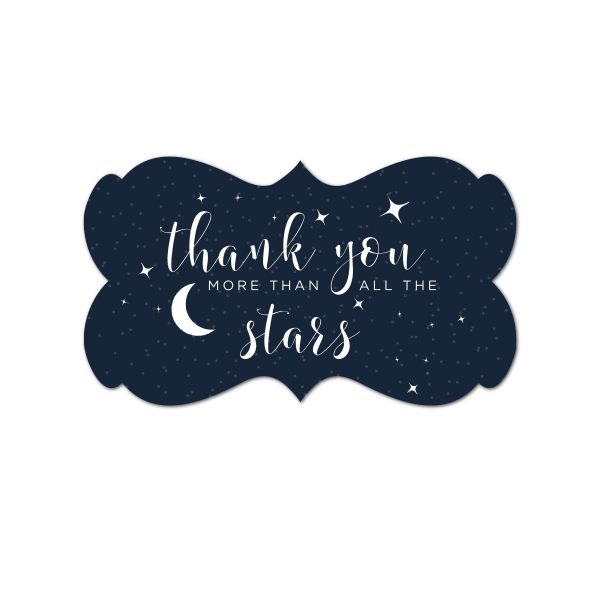 Andaz Press Love You to the Moon and Back Wedding Fancy Frame Label Stickers For Cheap