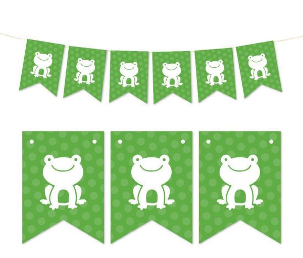 Pennant Party Banner Frog Online