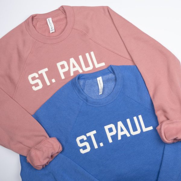 St. Paul Sweatshirt - Heather Royal Blue For Cheap - Image 3