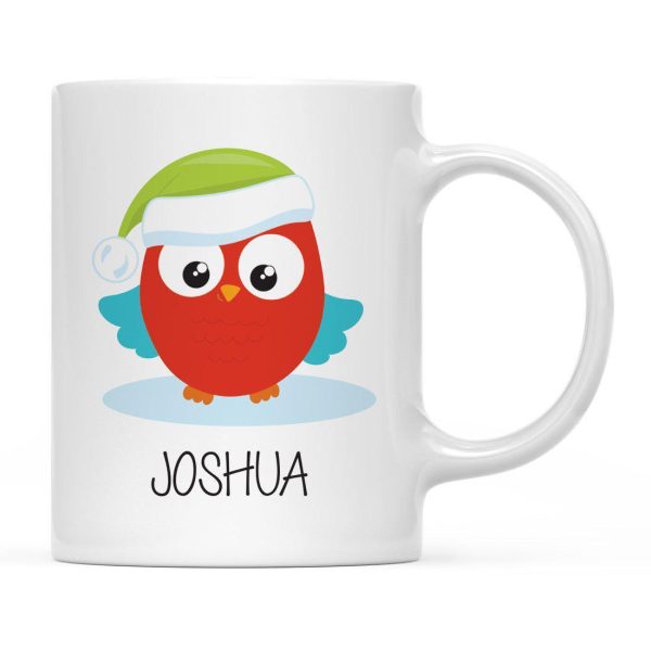 Andaz Press 11oz Personalized Christmas Owl And Gnome Coffee Mug Hot on Sale - Image 5