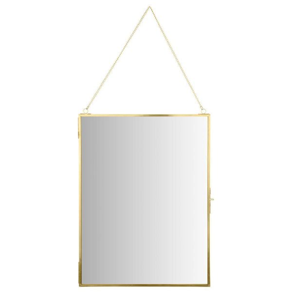 Vertical Rectangle Wall Photo Mirror With Chain For Discount