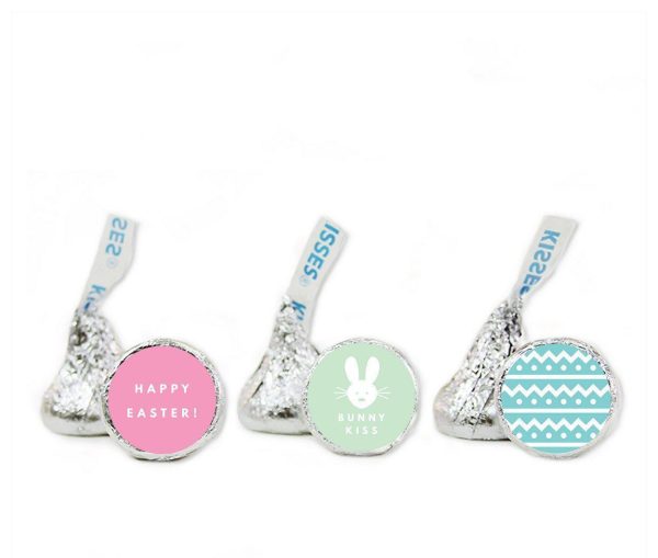 Happy Easter Bunny Hershey s Kisses Stickers Online
