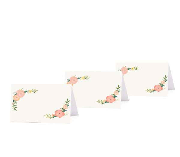 Boho Floral Tea Party Table Tent Place Cards Sale