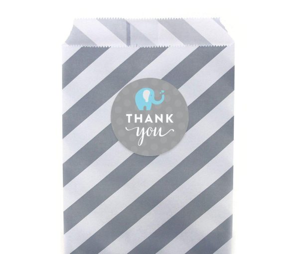 Boy Elephant Baby Shower Favor Bag DIY Party Favors Kit Fashion