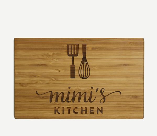Laser Engraved Small Bamboo Wood Cutting Board Online