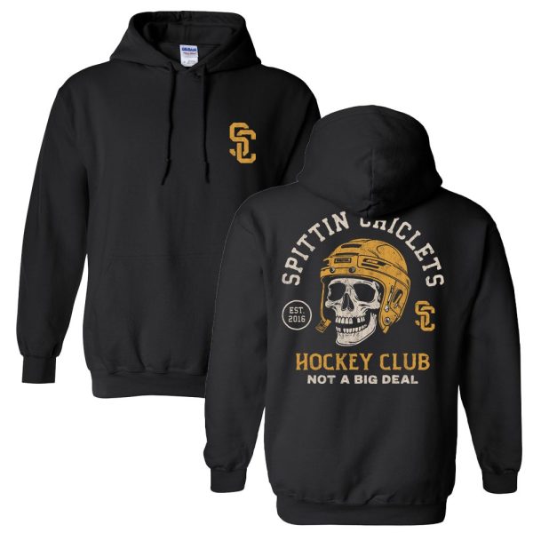 Spittin Chiclets Skull Helmet Hoodie Online Sale