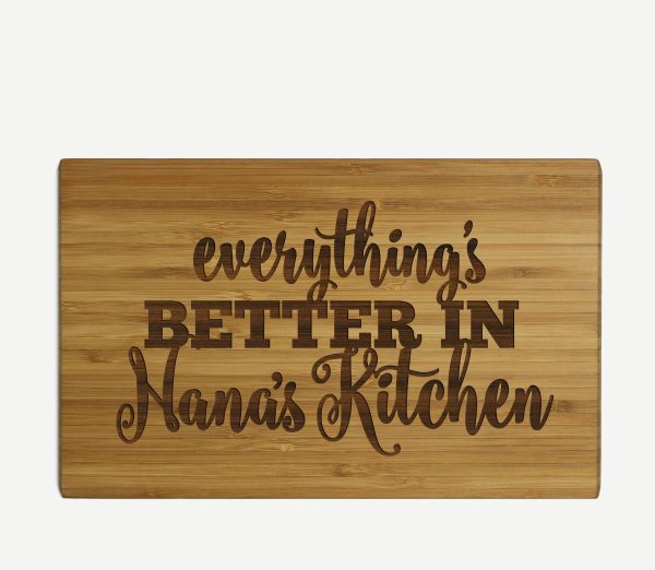 Laser Engraved Small Bamboo Wood Cutting Board Online - Image 4