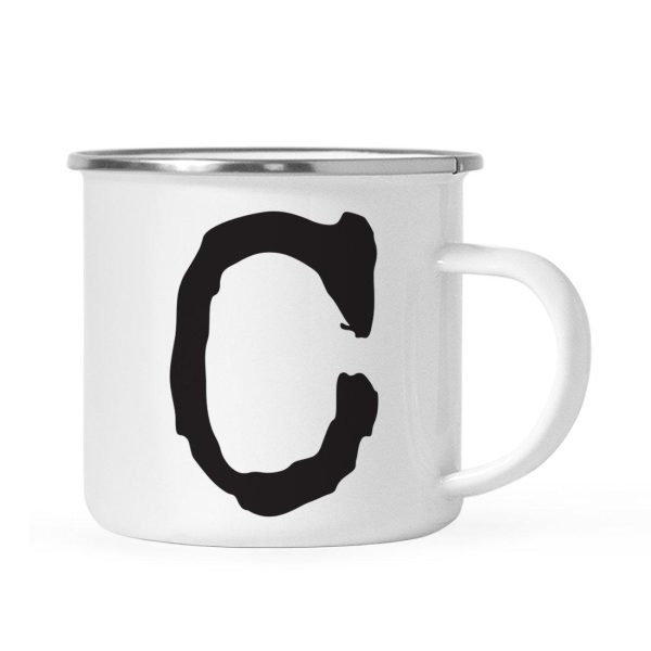 Andaz Press 11oz Typewriter Monogram Campfire Coffee Mug For Sale - Image 5